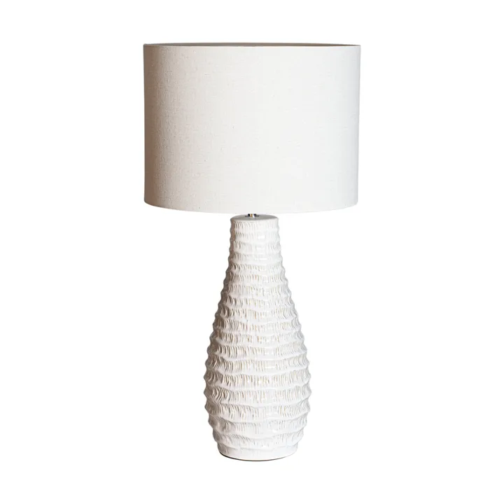 Bartha bordlampe 74 cm - Creme-beige - By Rydéns