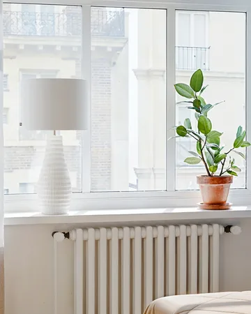 Bartha bordlampe 74 cm - Creme-beige - By Rydéns