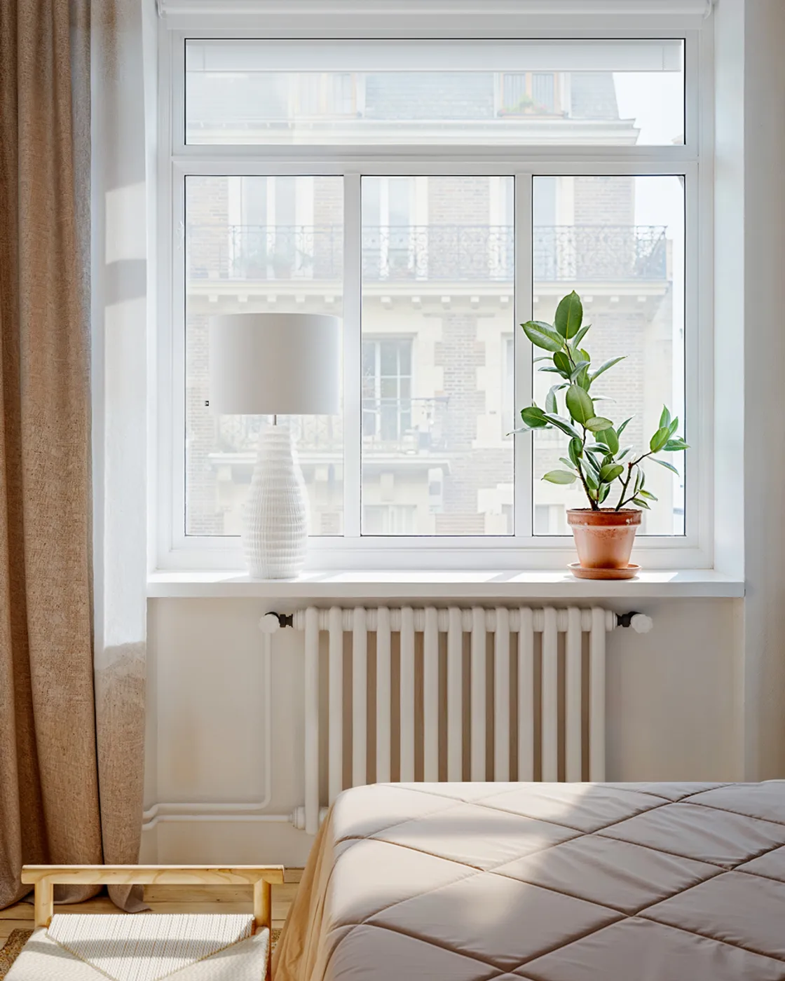 Bartha bordlampe 74 cm, Creme-beige By Rydéns