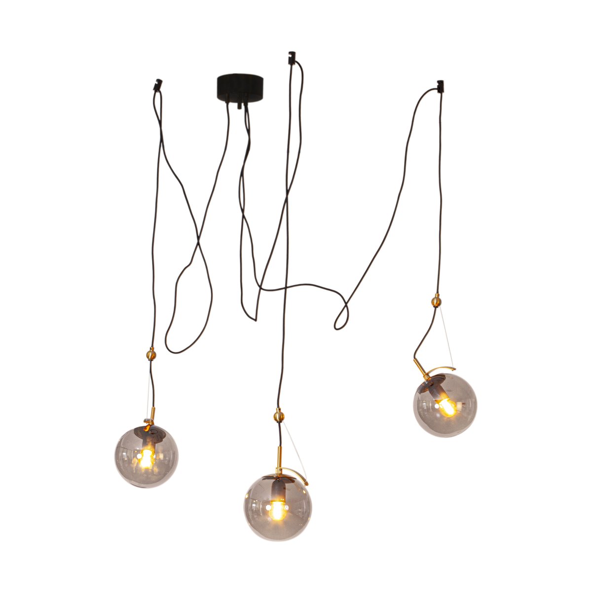 By Rydéns Carry loftlampe 18 cm 3 grå | Skandinavisk Design | Plafonder | Grå
