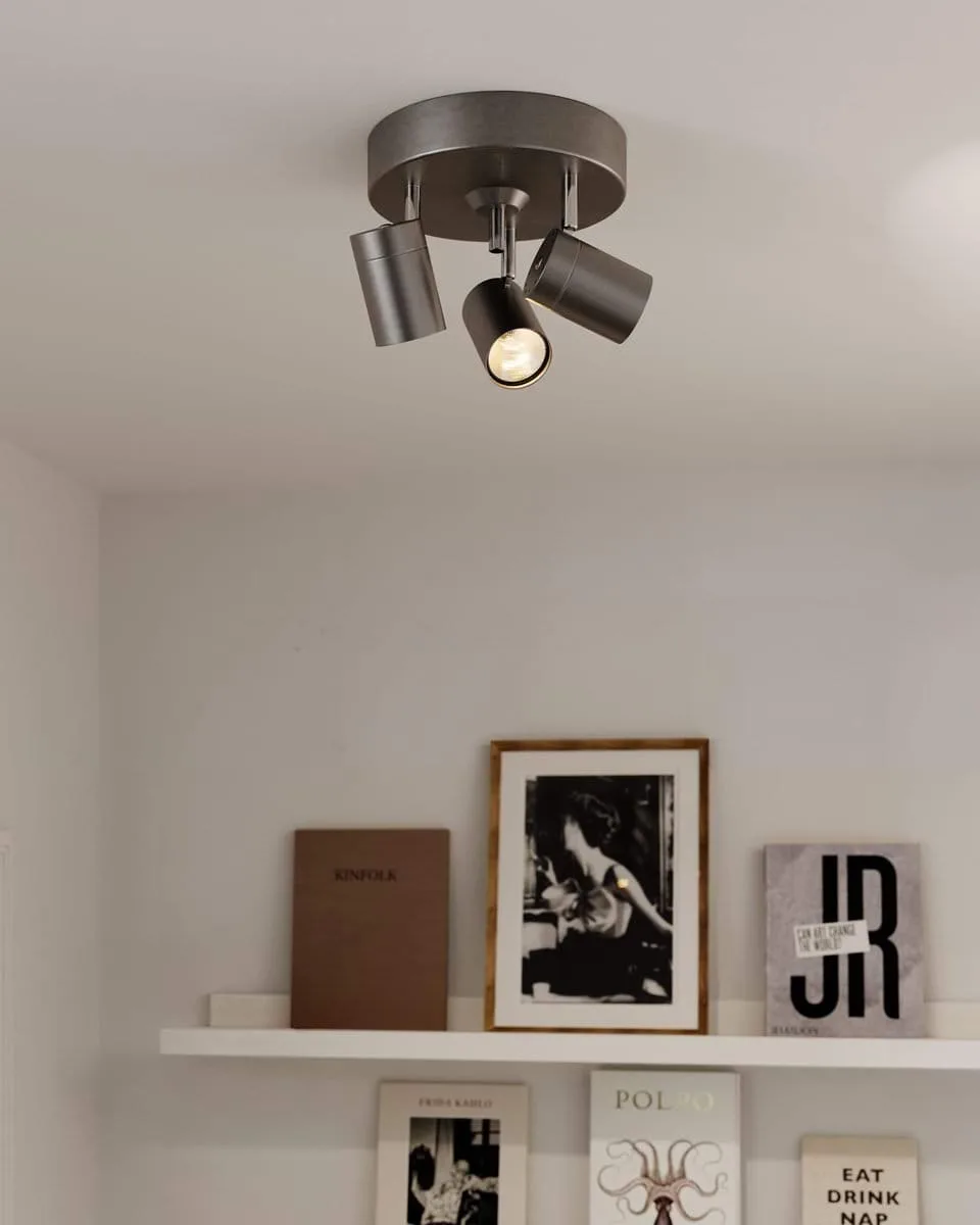 Correct 3 loftsspotlight, Stålgrå By Rydéns