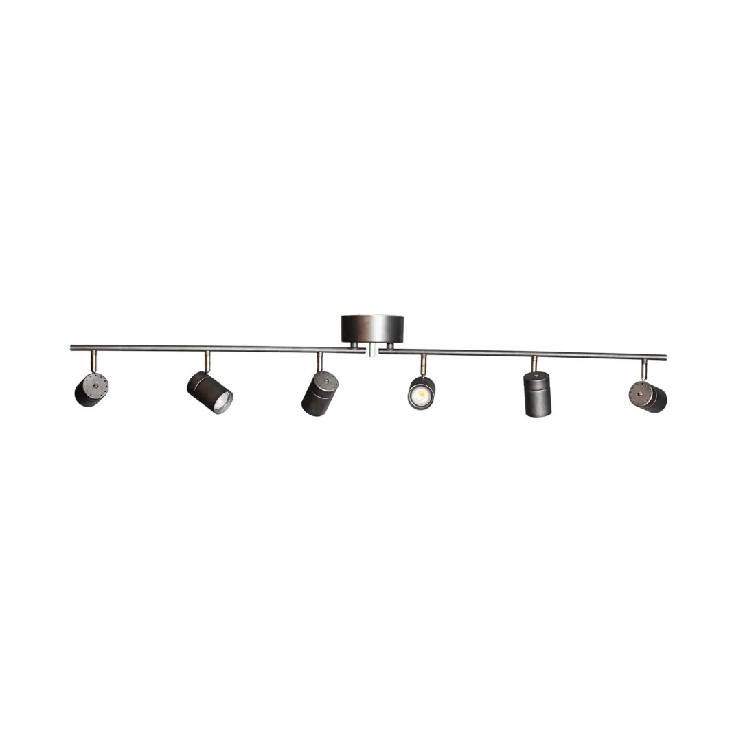 Correct 6 loftspotlight 124 cm, Stålgrå By Rydéns