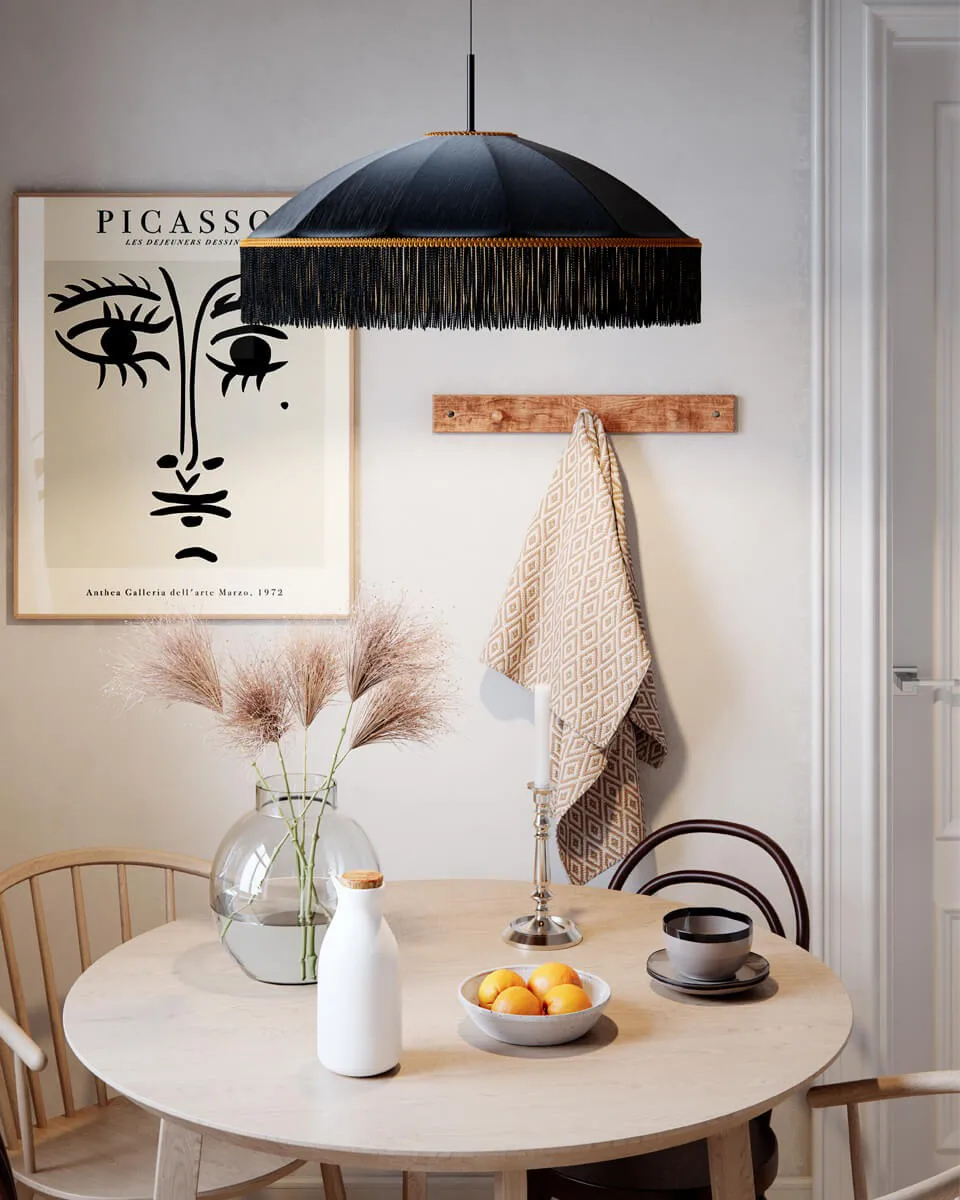 Francis loftlampe Ø60 cm, Sort By Rydéns