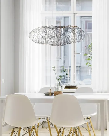 Hayden loftlampe 76 cm - Mat sort - By Rydéns