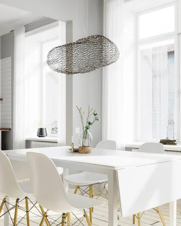 Hayden loftlampe 76 cm - Mat sort - By Rydéns