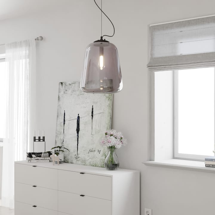 Leola loftslampe Ø33 cm - Sort/Røggrå - By Rydéns