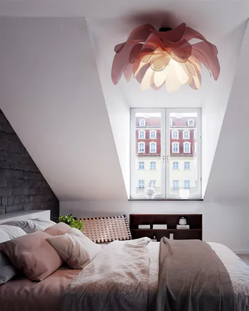 Lou Lou loftlampe Ø80 cm - Lyserød - By Rydéns