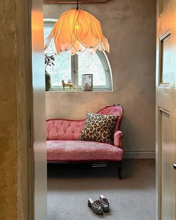 Lou Lou loftlampe Ø80 cm - Lyserød - By Rydéns