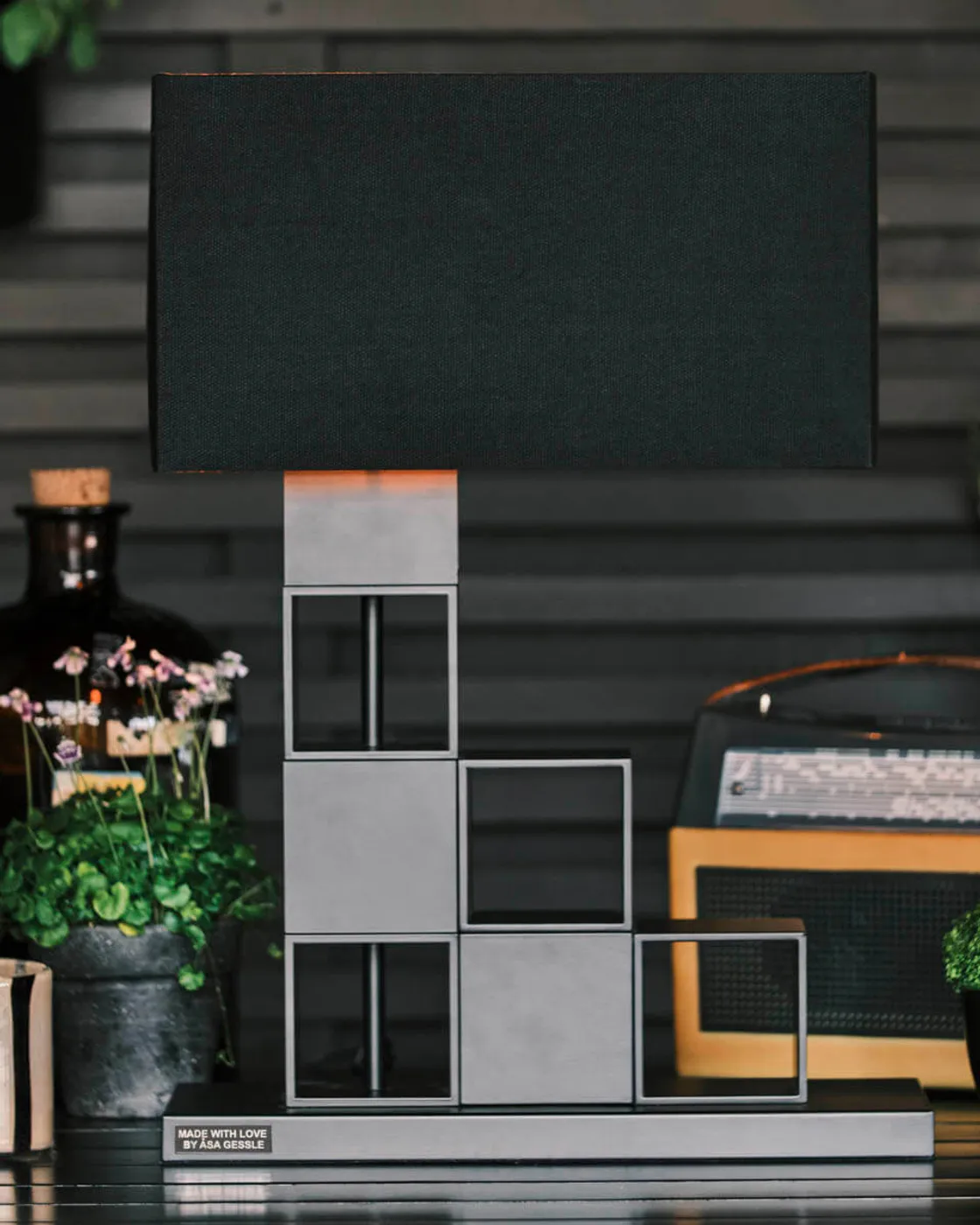 Love Is All bordlampe 55,5 cm, Mat sort By Rydéns