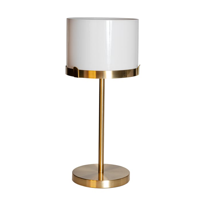 Marcel bordlampe 55 cm - Messing-hvid - By Rydéns