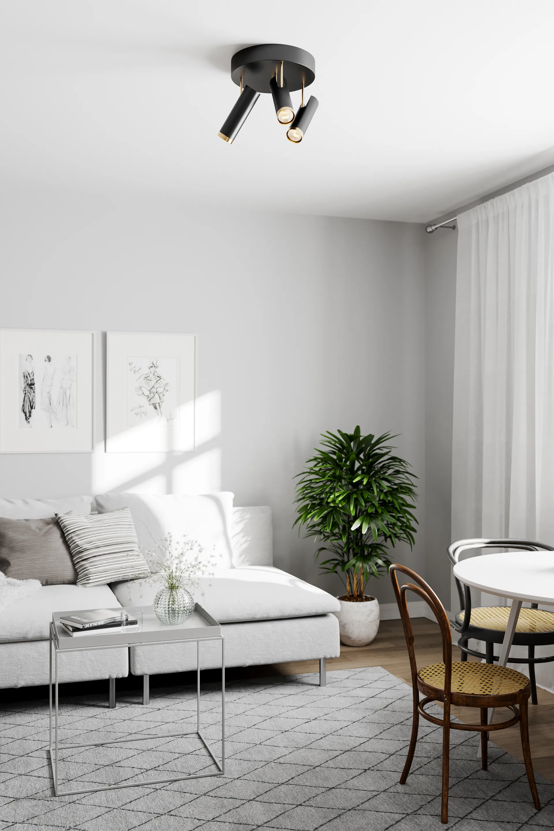 Puls spotlight, Sort mat By Rydéns