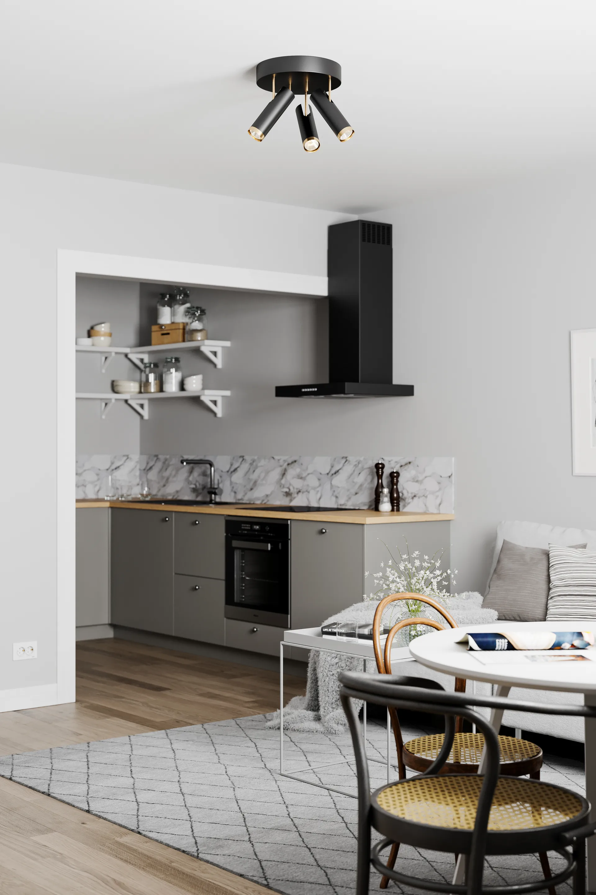 Puls spotlight, Sort mat By Rydéns