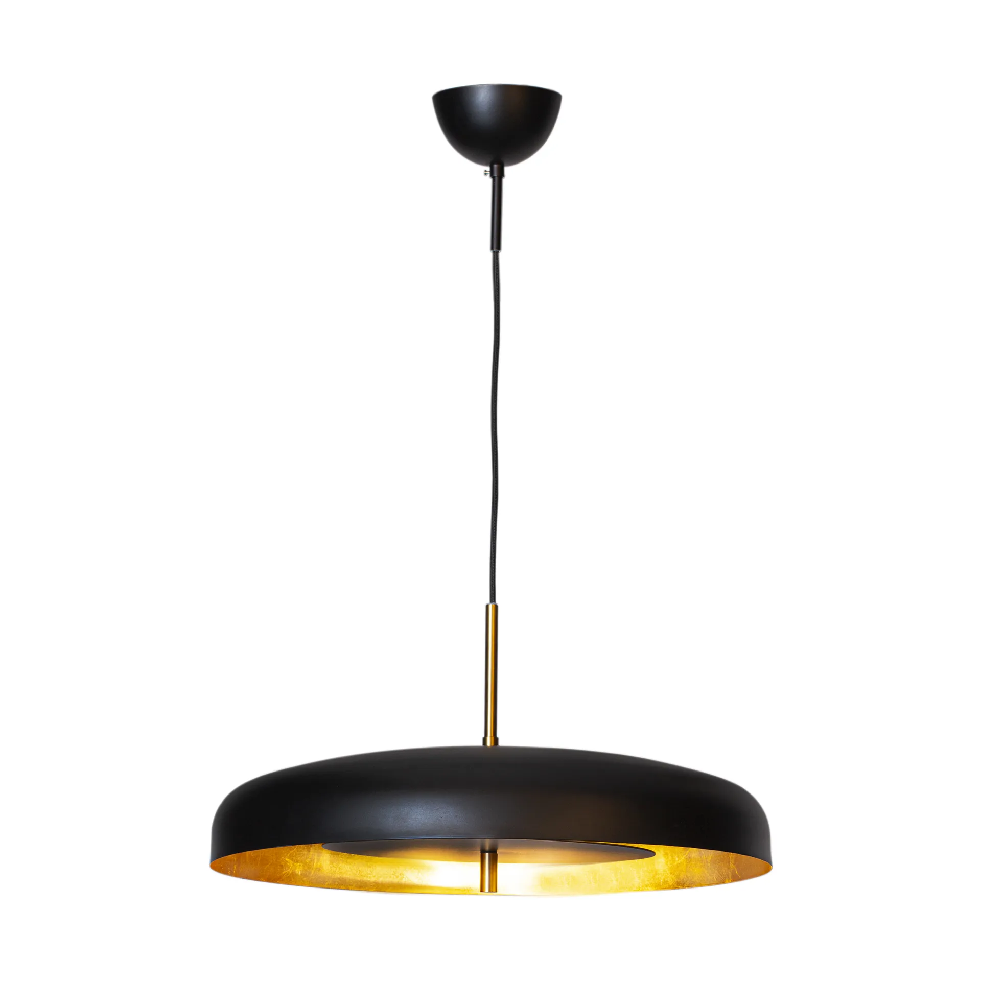 Shelby loftlampe Ø50 cm, Sort-guld By Rydéns