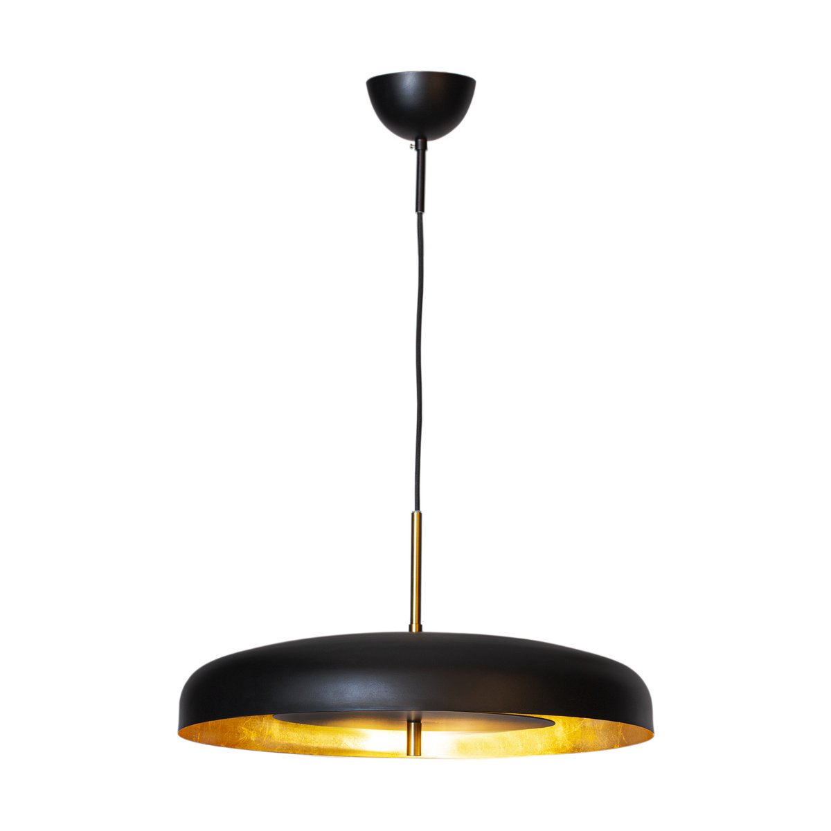 By Rydéns Shelby loftlampe Ø50 cm Sort-guld | Skandinavisk Design | Plafonder | Sort