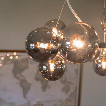 Splendor loftslampe - røggrå - By Rydéns