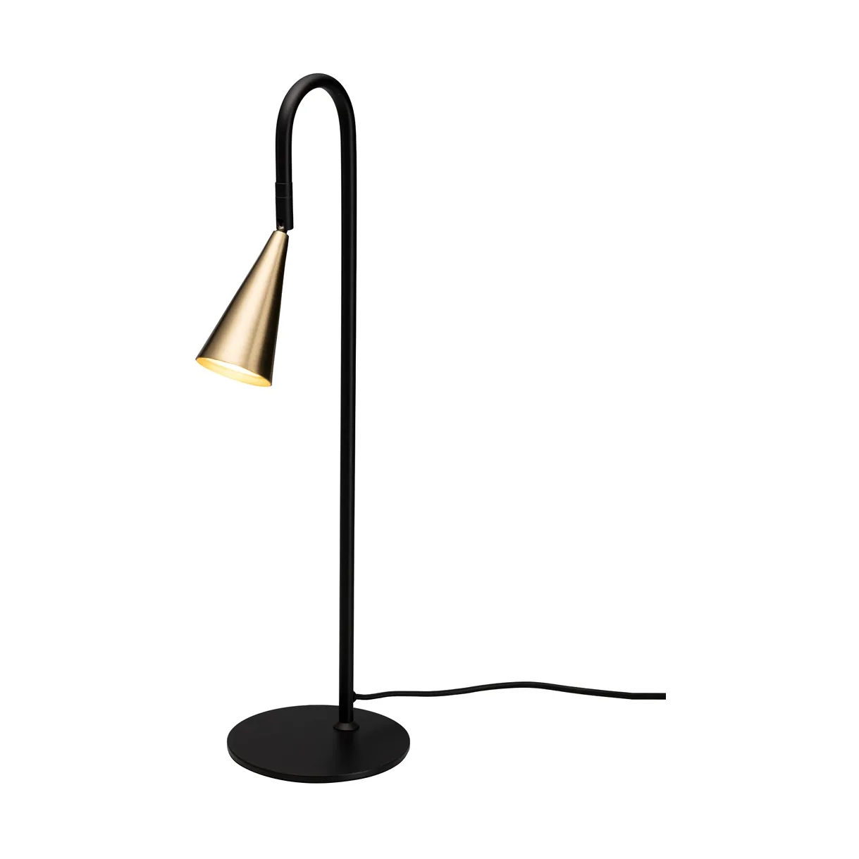 Spline bordlampe, Sort-messing, 55 cm By Rydéns