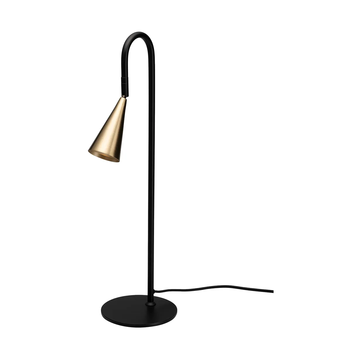 Spline bordlampe, Sort-messing, 55 cm By Rydéns