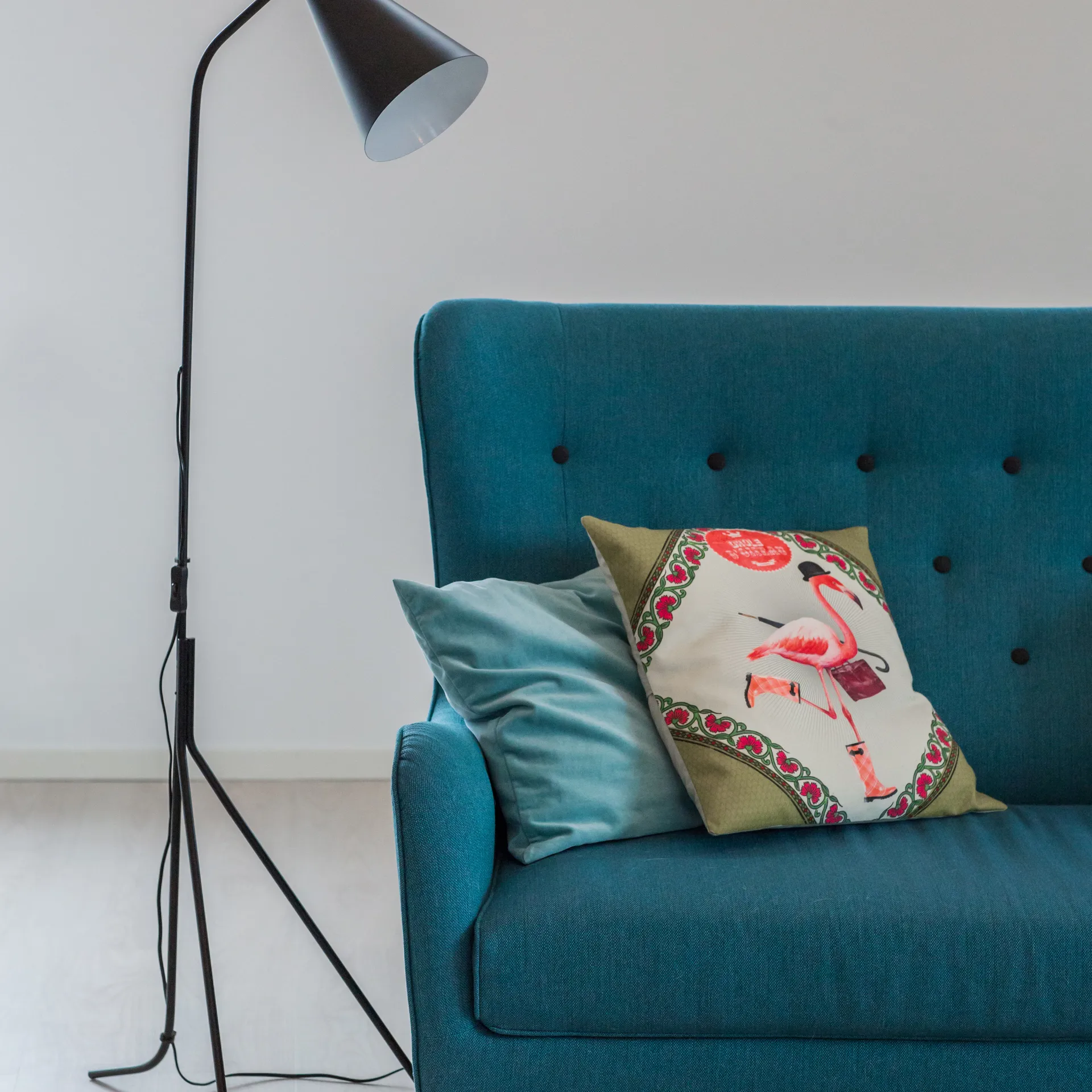 Yukon gulvlampe, Mat sort By Rydéns