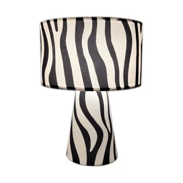 Zany Zebra bordlampe - Sort-hvid, 43 cm - By Rydéns