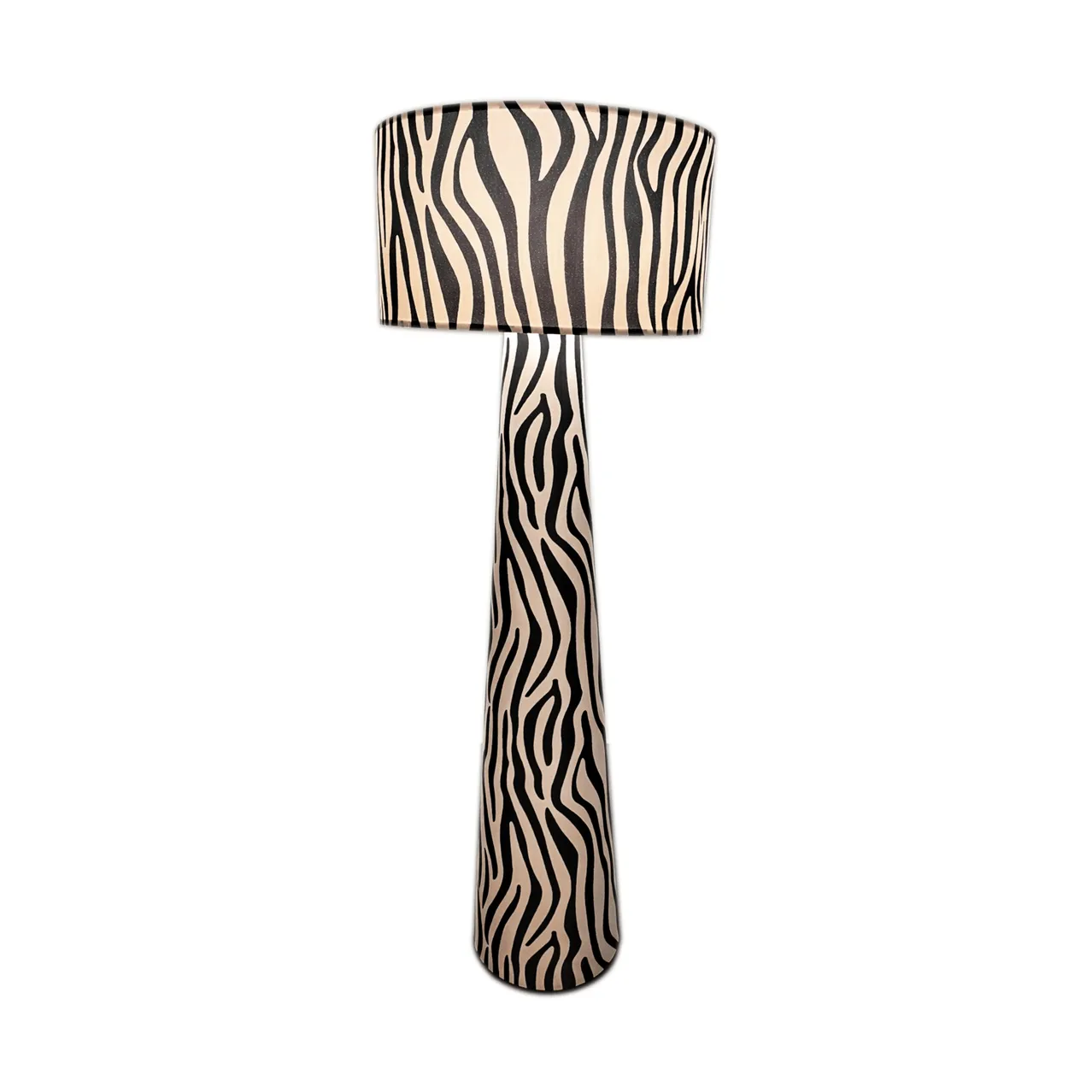 Zany Zebra gulvlampe, Sort-hvid, 144 cm By Rydéns