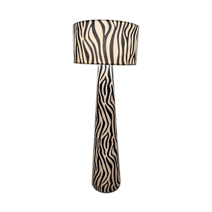 Zany Zebra gulvlampe - Sort-hvid, 144 cm - By Rydéns