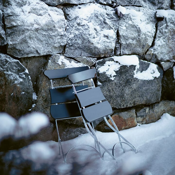 Classic No.2 stol - Grøn, varmgalvaniseret stativ - Byarums bruk