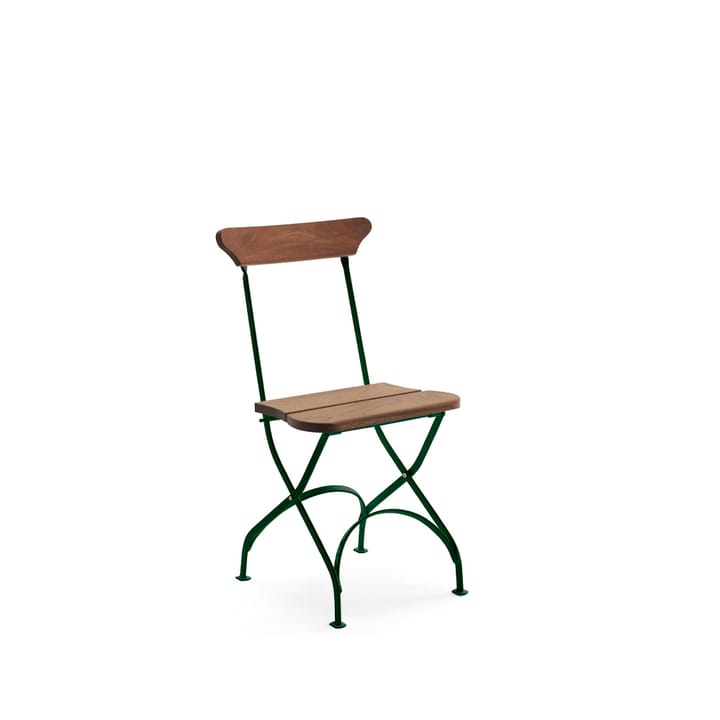 Classic No.2 stol - Olieret mahogni, grønt stativ - Byarums bruk