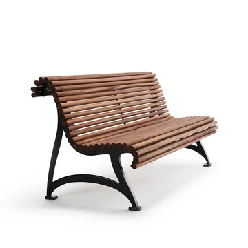 Jujol sofa - Mahogni, sort stativ - Byarums bruk