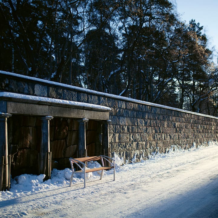 Vasa sofa - Grøn, råt aluminiumstativ - Byarums bruk