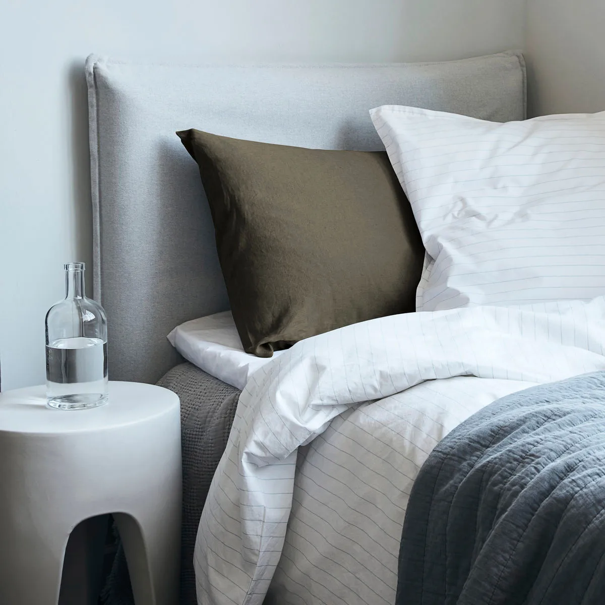 Gunhild pudebetræk 50x90 cm, Bark byNORD