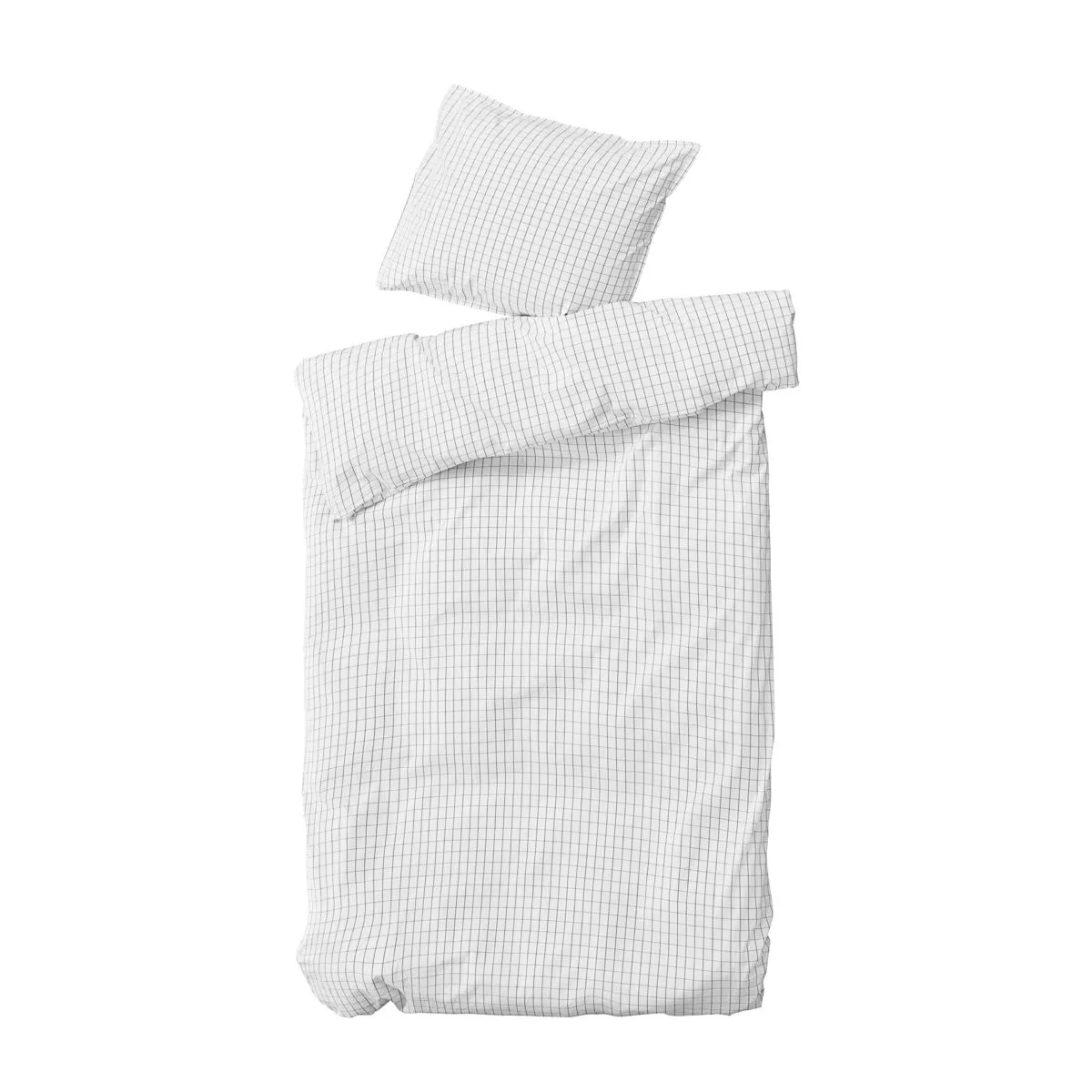 Sengetøj Erika 220x140 cm, Snow w. coal byNORD