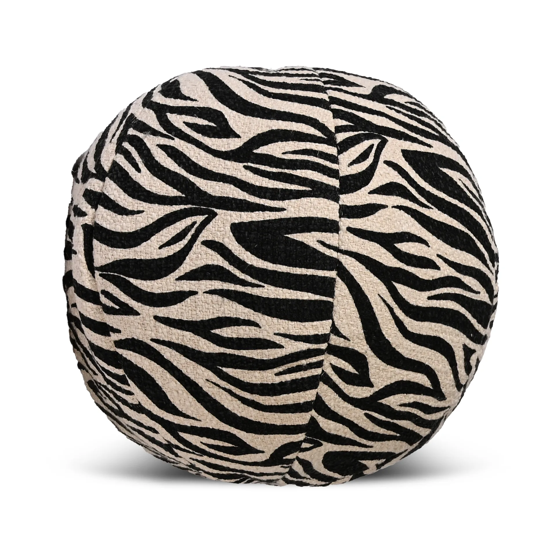 Anima pude Ø35 cm, Zebra-svart Byon