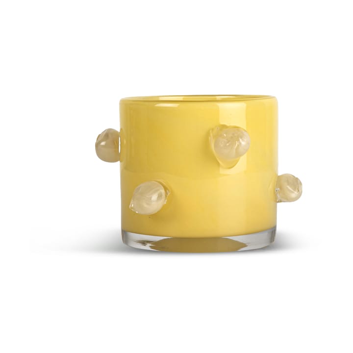 Arlo fyrfadsstage XS Ø10 cm - Gul-beige - Byon