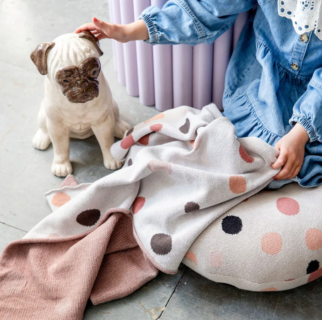 Big Pug dekoration 31 cm, Beige Byon