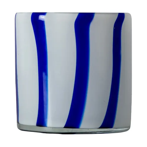 Byon Calore fyrfadsstage XS Ø10 cm Blue/White