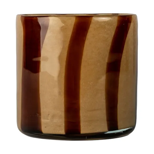 Calore fyrfadsstage XS Ø10 cm - Brown/Beige - Byon