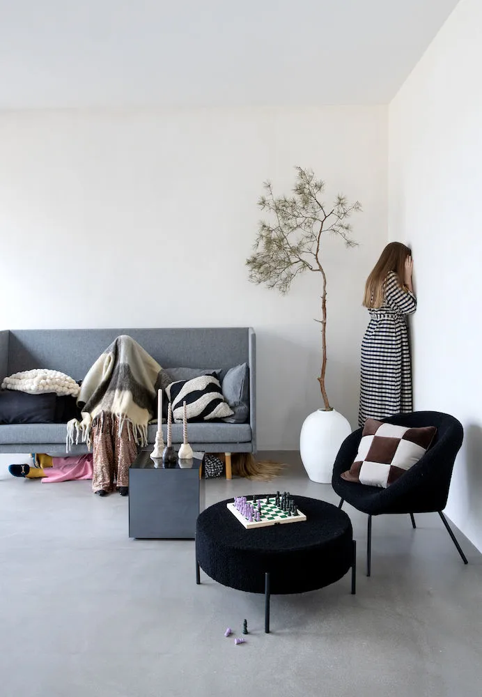 Check plaid, Mixed beige Byon