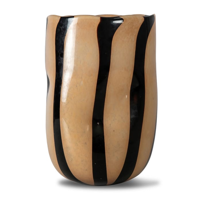 Curt vase 30 cm - Sort/Beige - Byon