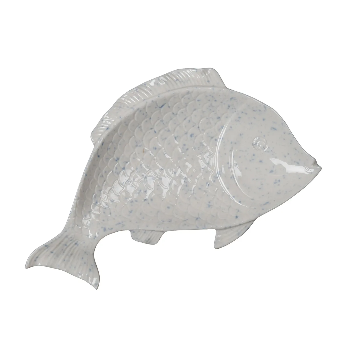 Daria serveringsskål, Offwhite/Lyseblå Byon