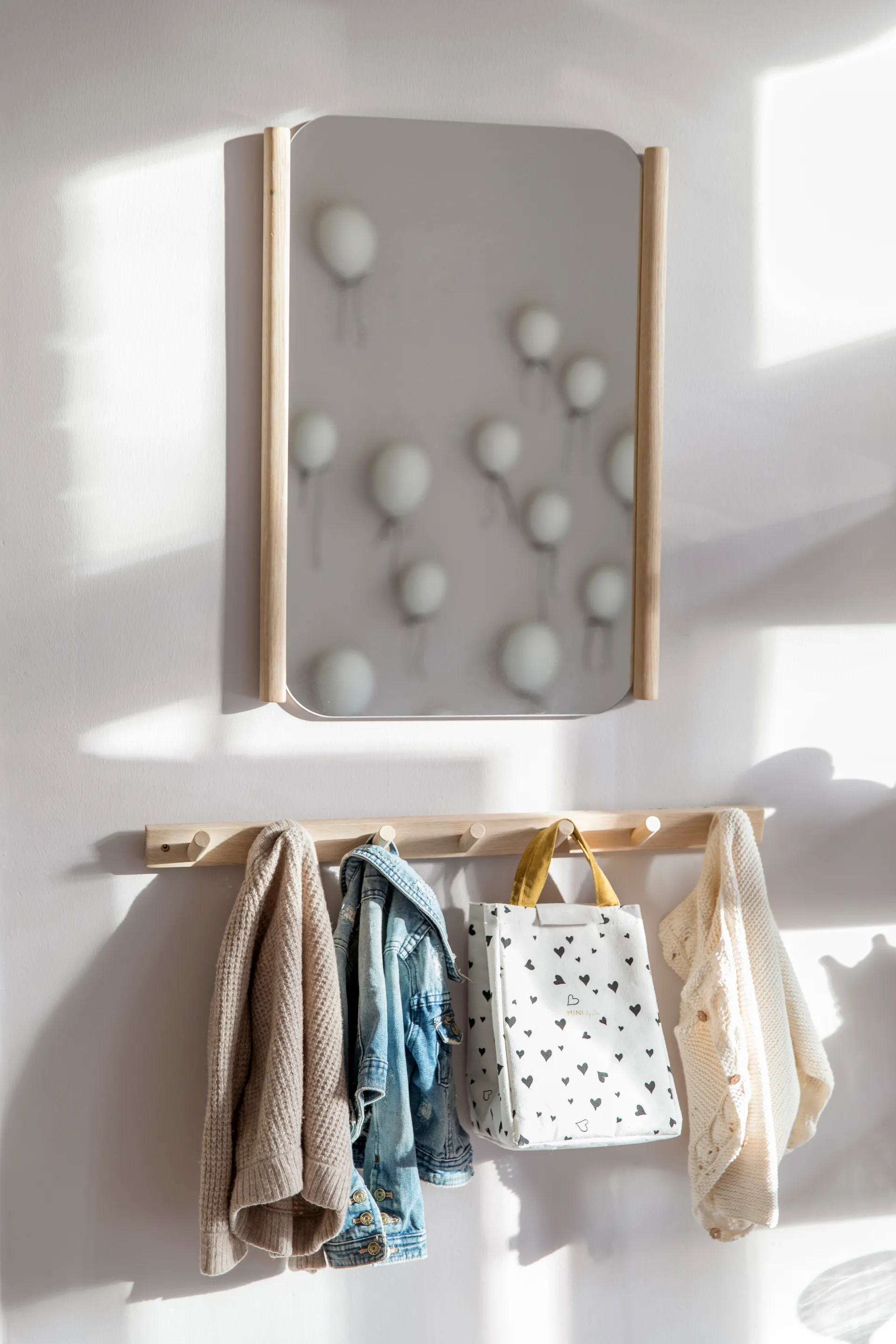 Else knagerække natur, 7 knopper Byon