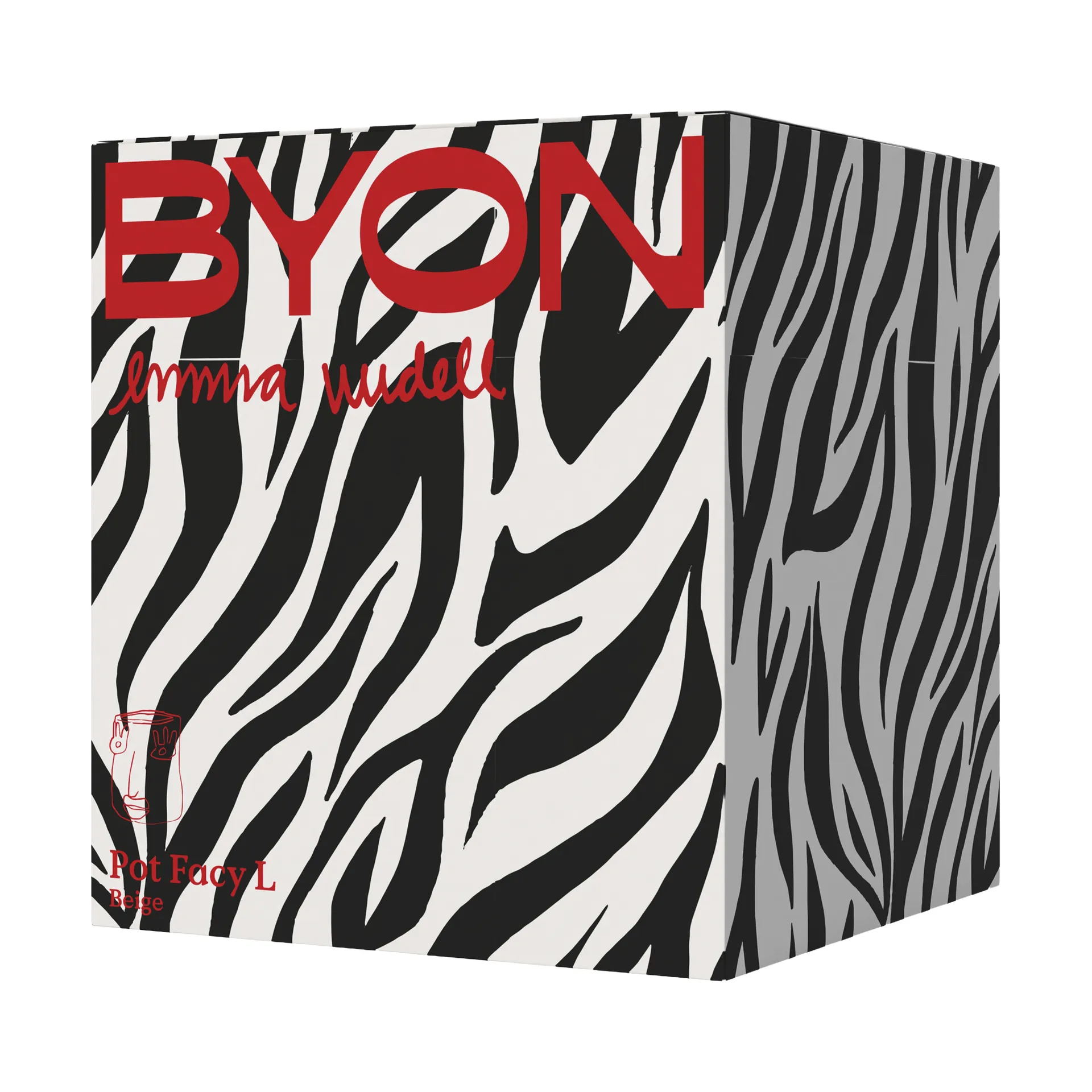 Facy krukke L 24x19x22 cm, Beige Byon