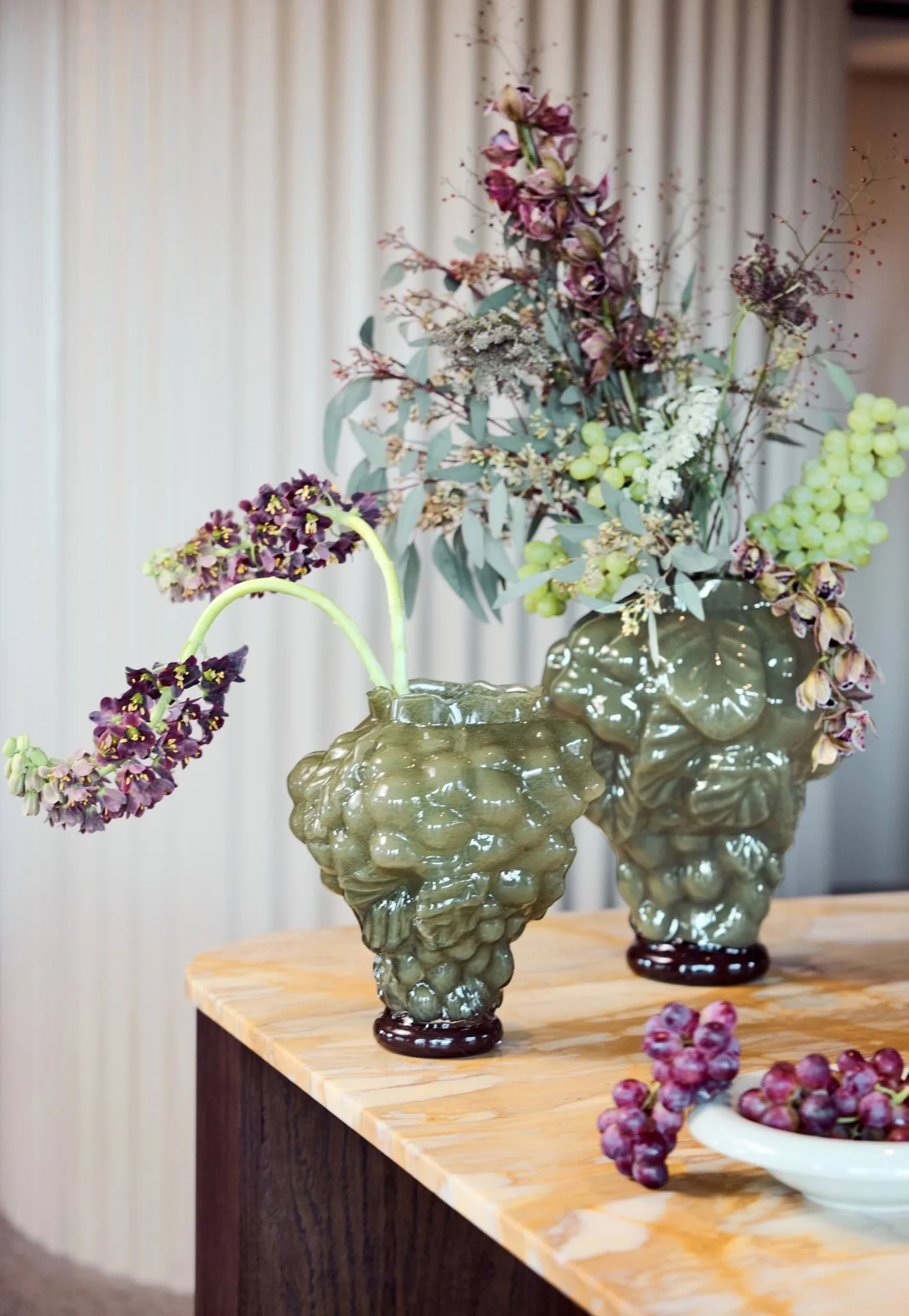Fiano vase, Grøn, Ø29x35 cm Byon