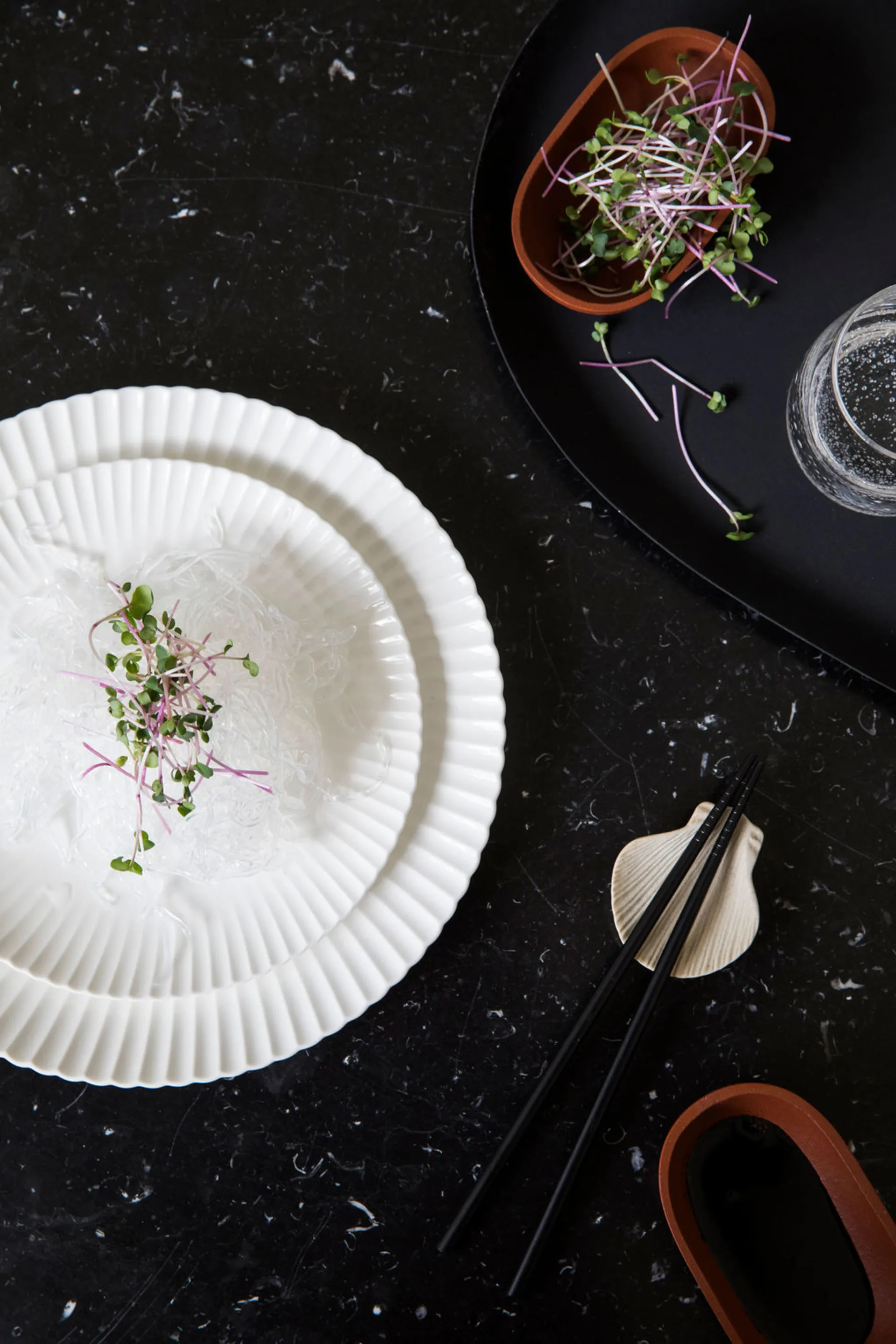 Fumiko holdere til spisepinde 4-pak, Beige Byon