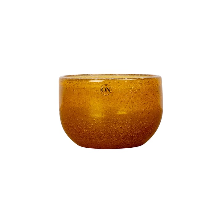 Hollow glasskål 8 cm - Amber - Byon