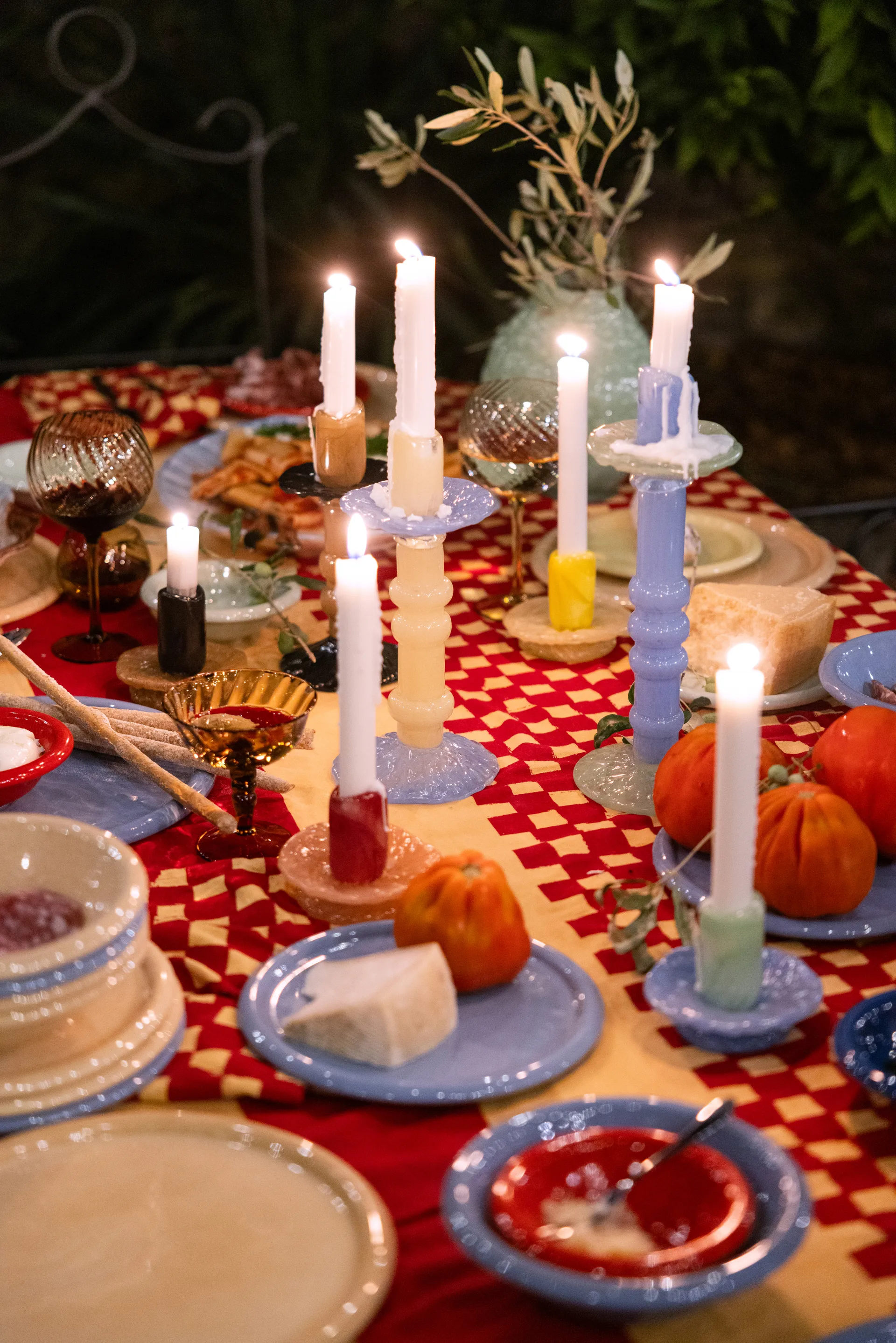 Lara lysestage XS 9 cm, Gul-lys beige Byon