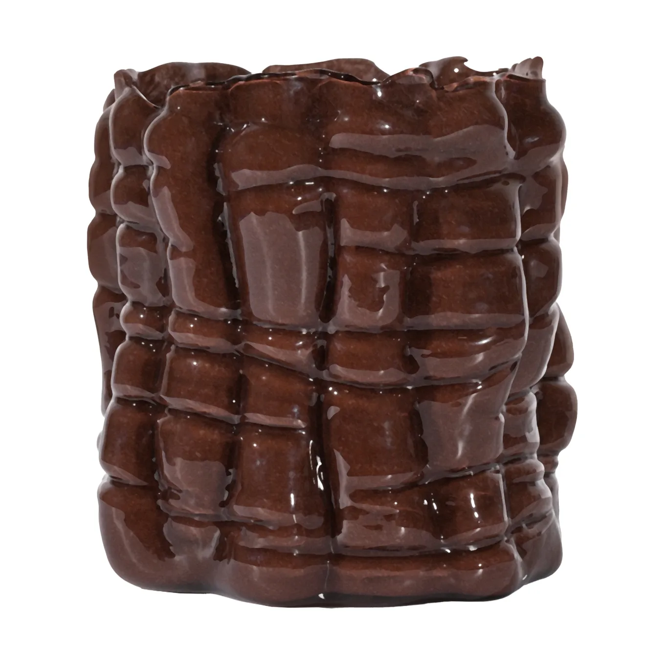 Laranne fyrfadsstage Ø10 cm, Brun Byon