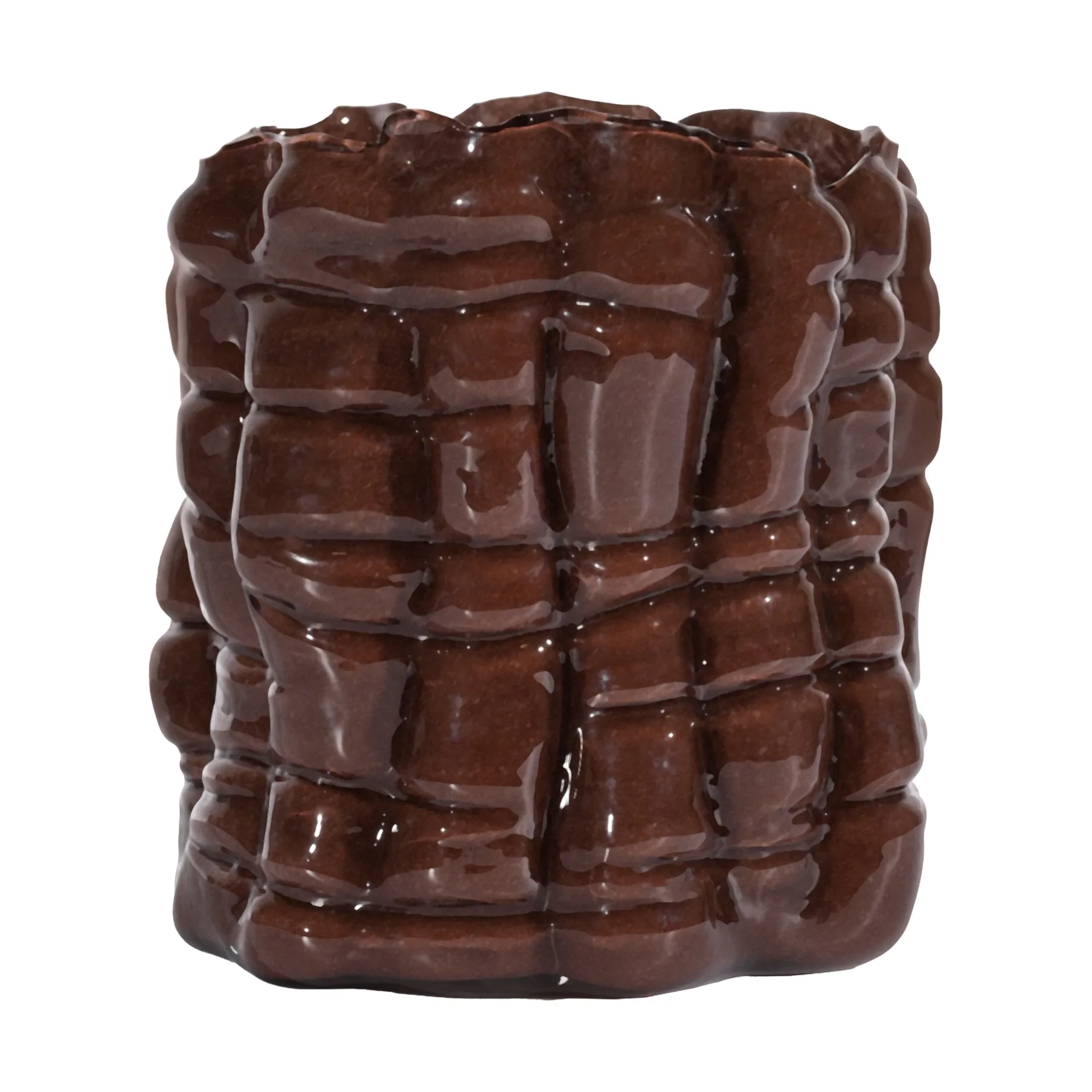 Laranne fyrfadsstage Ø15 cm, Brun Byon