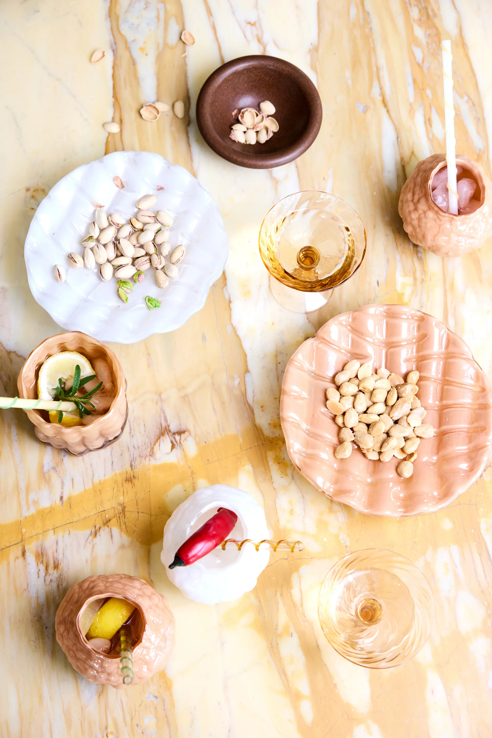 Laranne skål, Fersken, Ø20 cm Byon