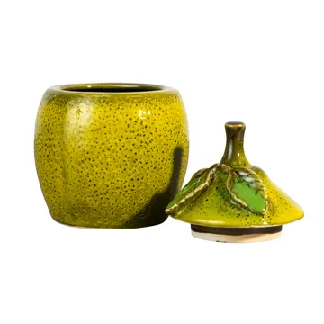 Lemon jam skål med låg 15,5 cm - Gul - Byon