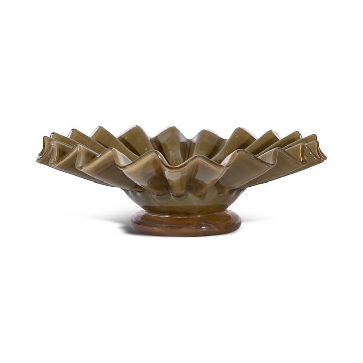 Lori skål L Ø18 cm - Grøn-beige - Byon